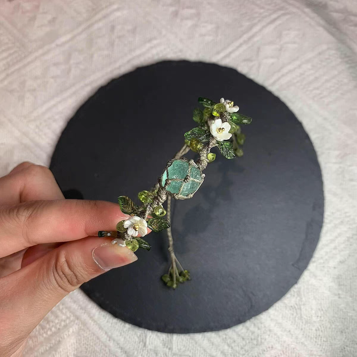 Green Fluorite Bracelet
