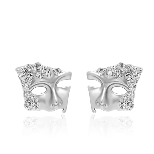 Human Face Mask Earrings