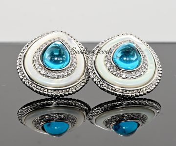 BlueGem Earrings