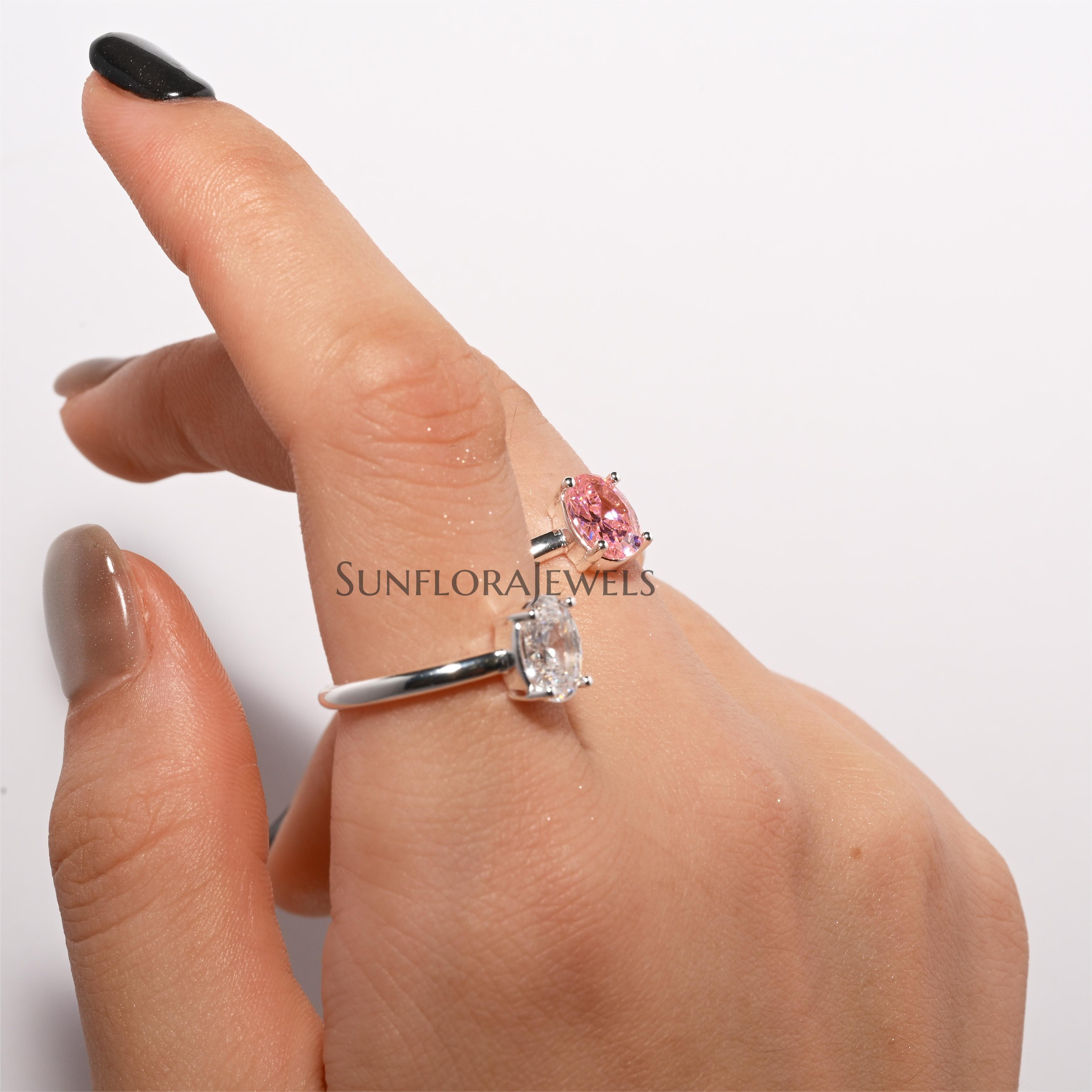 Classic Oval Stone Solitaire Ring